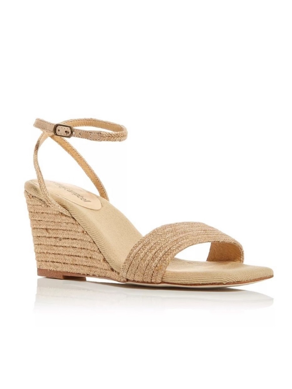 Jeffrey Campbell Sailboat Wedge Sandal Size 8 Ankle Buckle Coastal Beach Summer